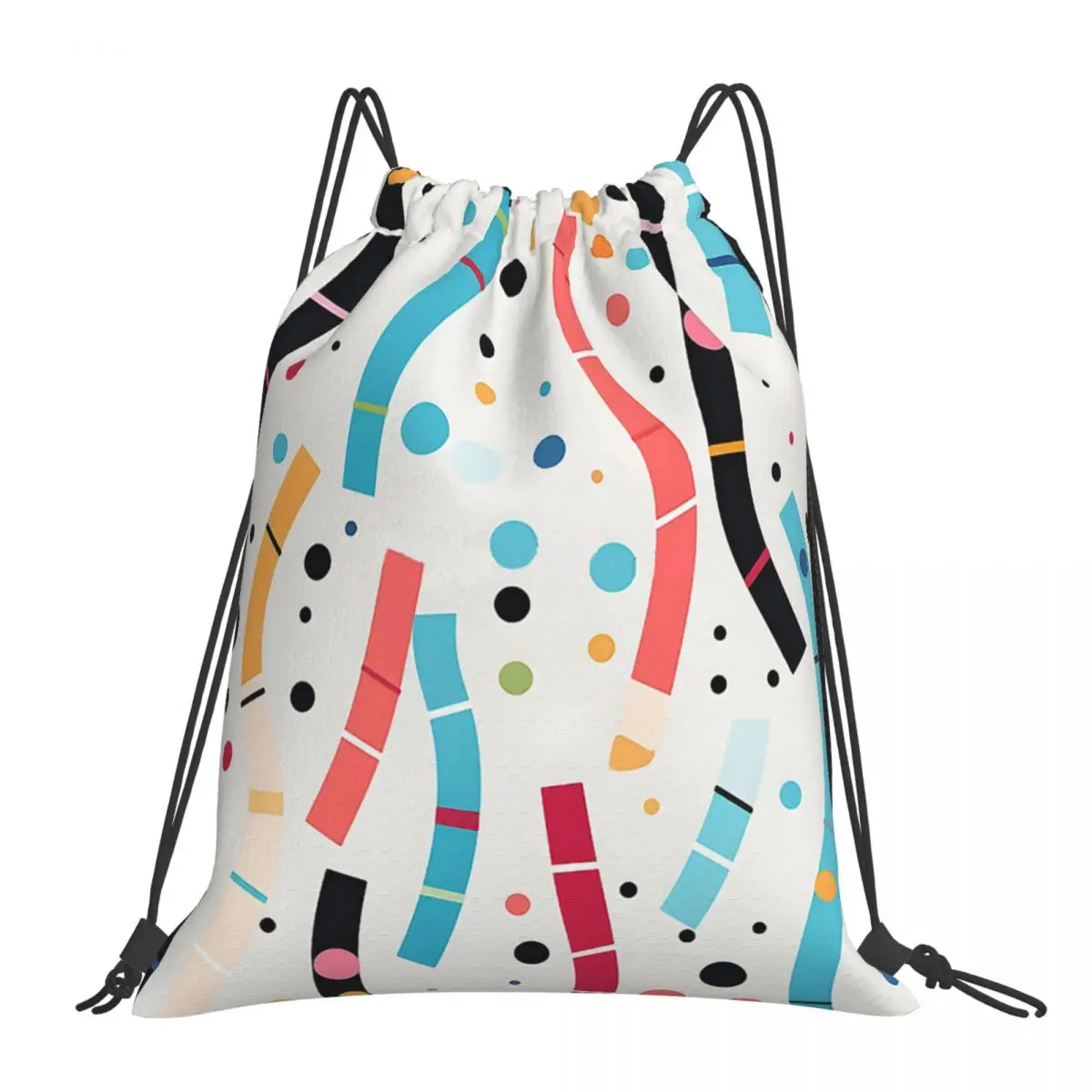 

Happy Birthday Party Celebration Pattern Backpacks Drawstring Bags Drawstring Bundle Pocket Sports Bag BookBag Man Woman School
