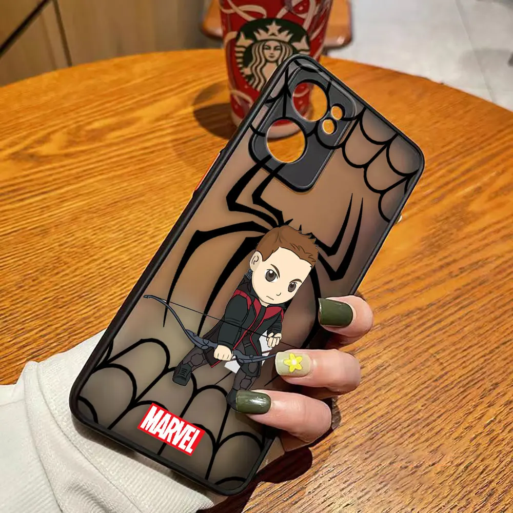 thumbnail image 1 of Matte Phone Case for OPPO RENO 8 8T 7Z 7 6Z 6 5 3 PRO PLUS 4G 5G Case Funda Coque Capa Shell Cover Marvel Avengers Anime Cartoon, 1 of 5