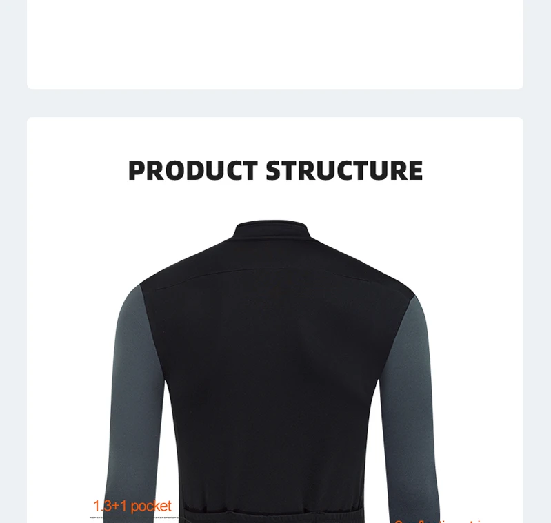YKYWBIKE 5-15 ° C Thermofleece Winter-Radtrikot Herren Warme Fahrradbekleidung Oberteile Shirts für Rennrad MTB Jacke Fahrradmantel – Detail 7
