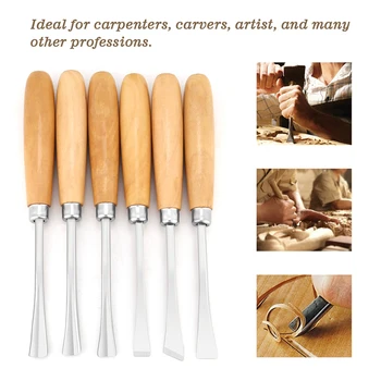 6-Piece Wood Carving Chisel Set 1