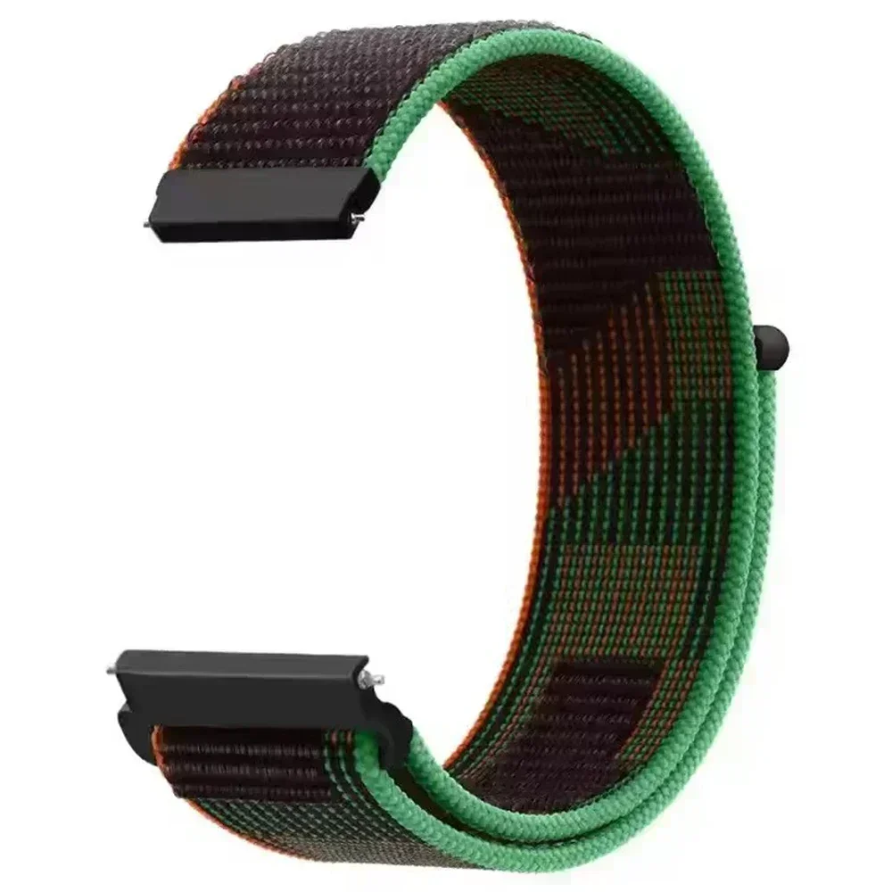 Breathable Nylon Loop Strap with Velcro Closure - 20mm/22mm