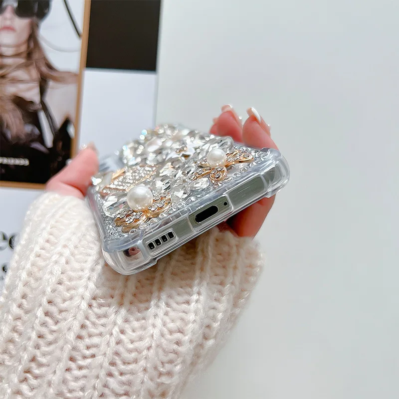 Fashion Bling Crystal Rhinestone Diamond Phone Case Motorola Moto G60 G40 Fusion G100 G200 G20 G30 G71 G51 G41 G9 G8 Edge 30