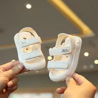Summer Soft Bottom Children Sandals 1-4 Y Baby Boy Girl Beach Shoes Anti-kick Protection Head Toddler Functional Sandals G12183 2