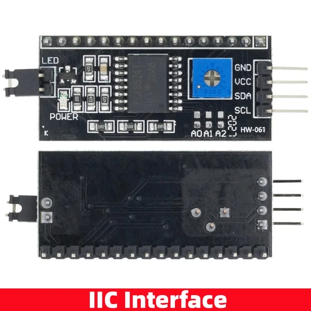 1602 serial lcd module display free sample