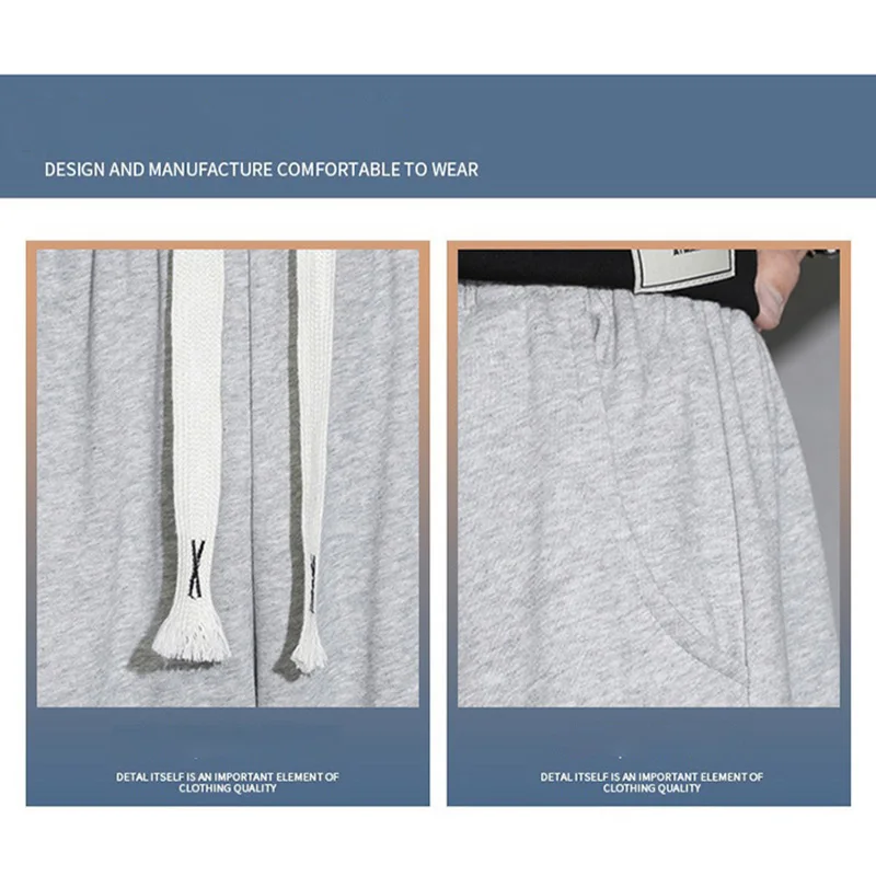 Men's Winter Fleece Bear Pattern Slacks Outdoor Sports Loose-fitting Sweatpants Men's Business Casual Legging Slacks