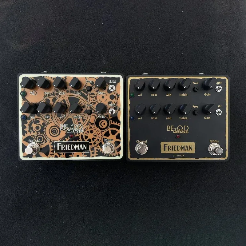 LY-ROCK FREDMAN Guitar Distortion Effect Pedal BE-OD Double