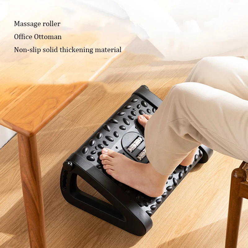 Portability Foot Rest Under Desk Footrest Ergonomic Foot Stool with Massage  Rollers Foot Rest for Home Office Work Fast Ship - AliExpress