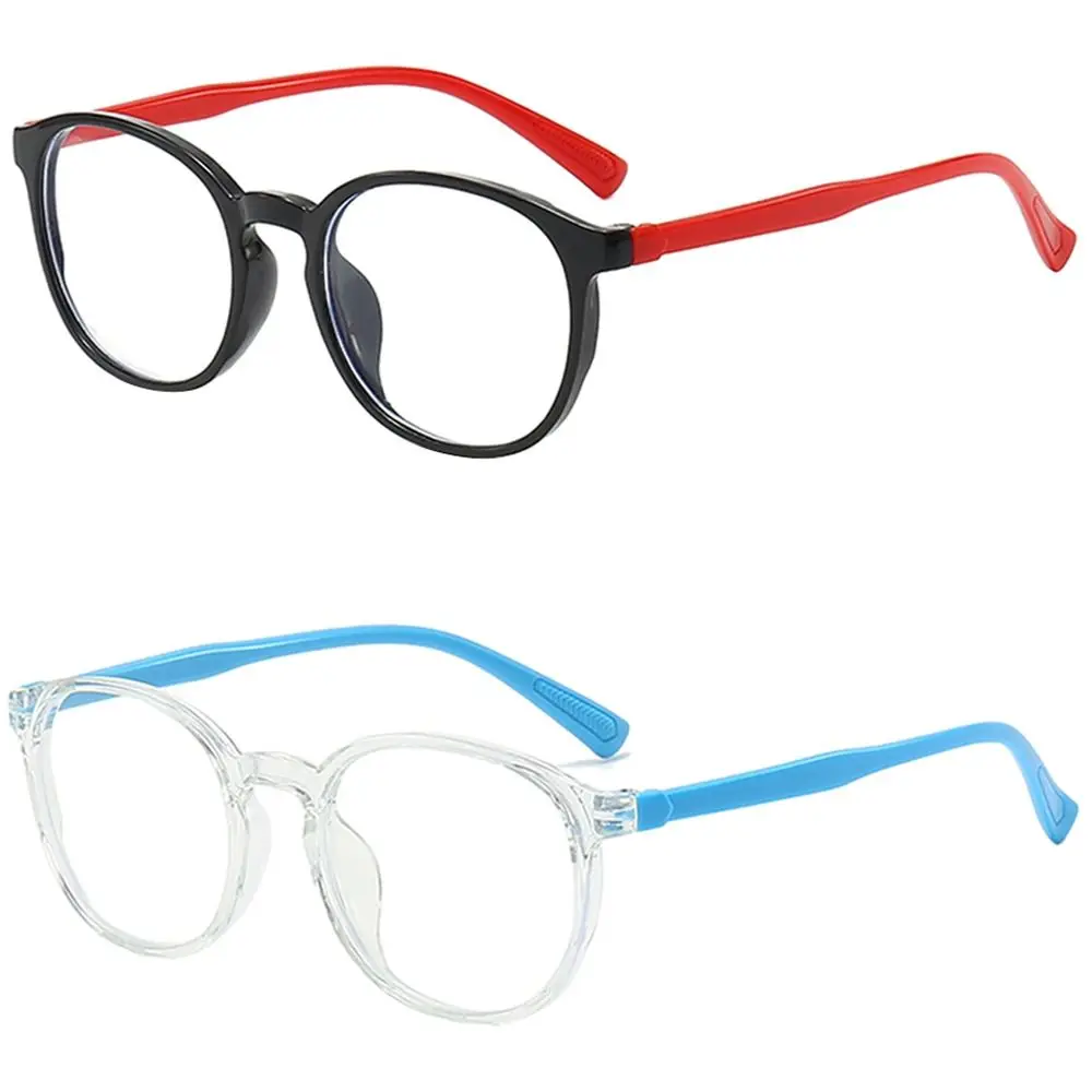 

Blue Ray Blocking Kids Anti-Blue Light Glasses Eye Protection PC Frame Eyewear Ultralight Round Eyeglasses Children Boys Girls