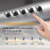 Under Cabinet Range Hood 30 inch with Ducted/Ductless Convertible, Kitchen Hoods Over Stove Vent, LED Light 5