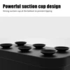 5-Slots Electric ToothBrush Holder Silicone Toothpaste Toothbrush Storage Box with Drain Hole and Suction Cup for Bathroom NEW 4