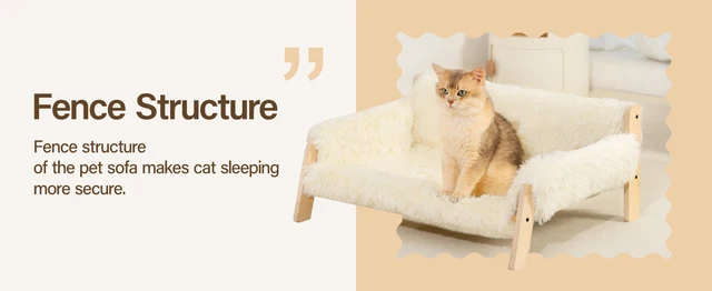 MEWOOFUN Cat Bed For Indoor Cats, Washable Dog Beds For Small Medium Dogs & Cats, Fluffy Cat Couch With Non-Slip Bottom (Green, 26.0" L X 19.0" W X 13.0" Th