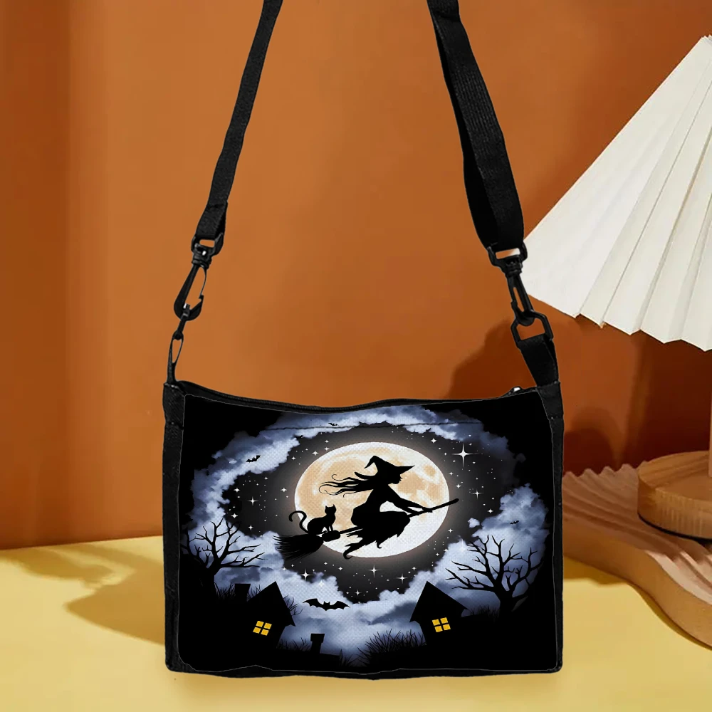 Handtasche mit Hexerei-Motiv, Umhängetasche, Fans of Magic, Umhängetasche, lässige Handtaschen, Umhängetasche, Weihnachten, Halloween, Geschenk – Detail 8