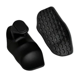 Versatile Weight Lifting Grips - Flexible Fingerless Workout Gloves (Black (2Pcs))