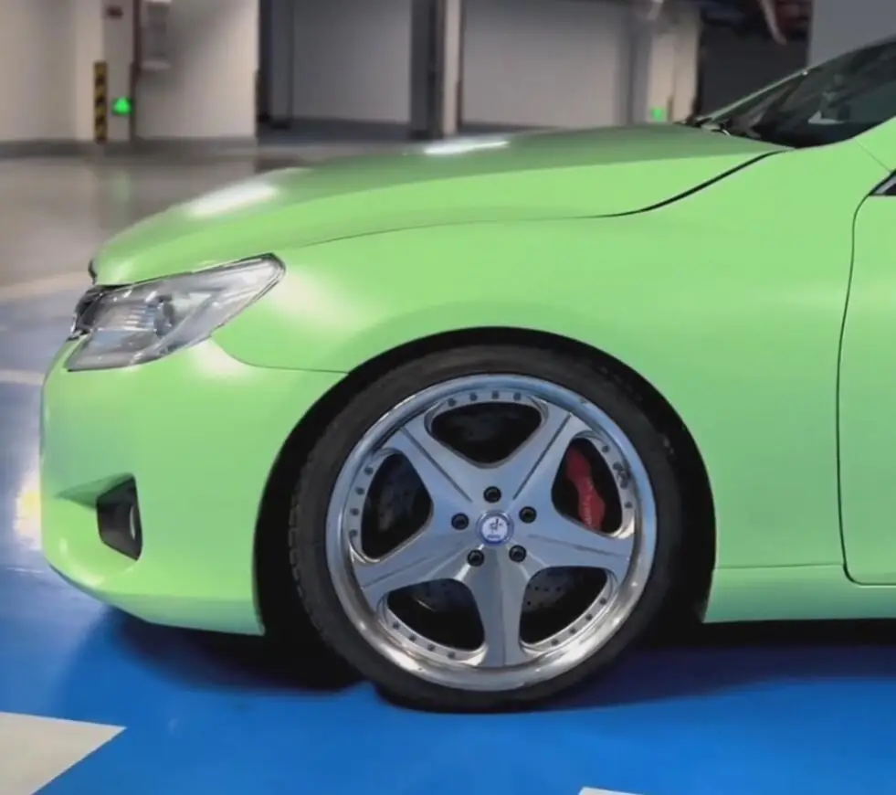 

Car Wrap For Cars Ultra Matte Light Lime Green Car Wrap Auto Vinyl