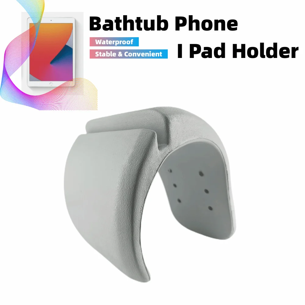 Description Picture 2 of itemBathtub Stand ​Spa Tub Phone / Pad Holder Waterproof Shelf Mobile Phone Bracket Storage Board Bathroom Bathtub Accessories
