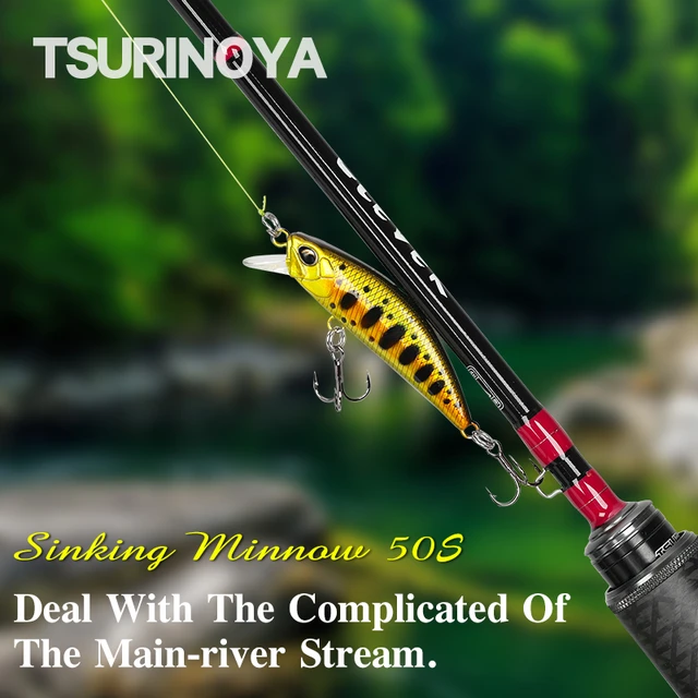 TSURINOYA Sinking Minnow Mini Hard Lure DW63 50S 50mm 5g Artificial Fishing  Lure Wobblers Crankbait Trout Bait - AliExpress