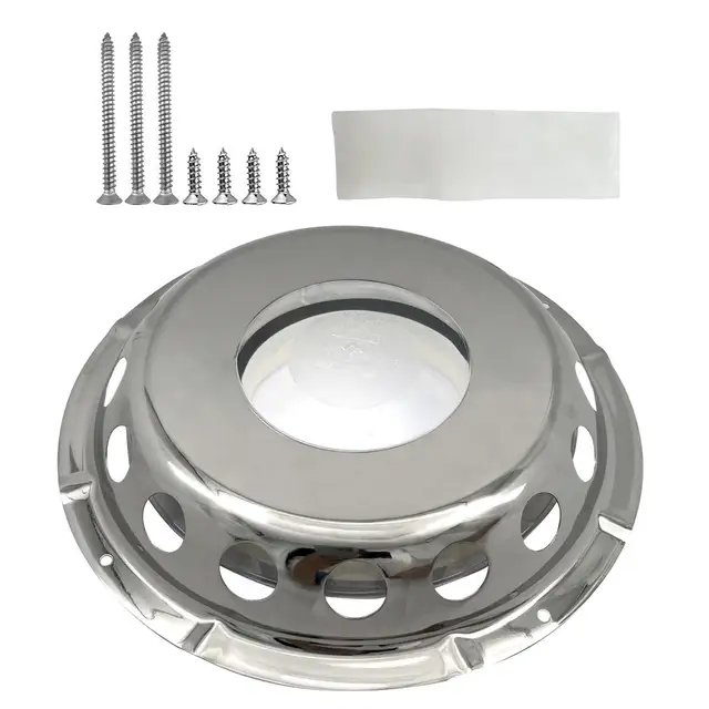 Prese D'Aria Rettangolari Per Barche E Camper - Griglia Ventilazione In ABS Bianco