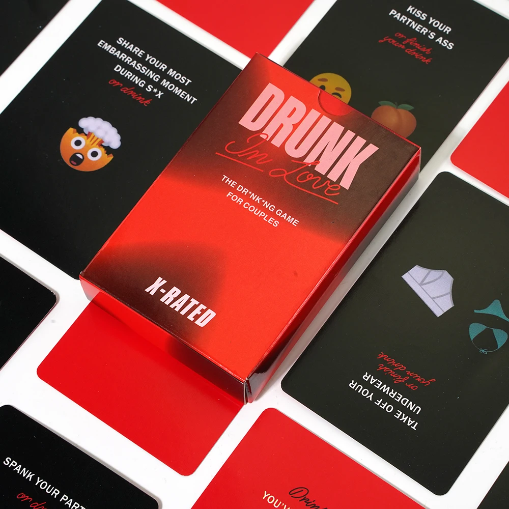 Drunk In Love X Rated Card Game - Printable Cards