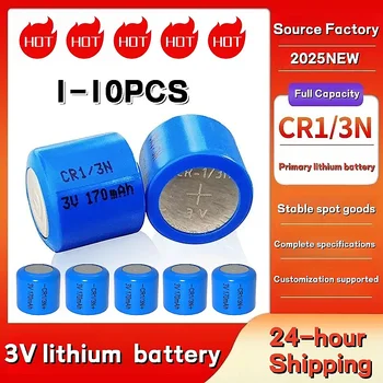 1-10PCS 3V CR1/3N 170mAh Celle della batteria al litio 3V CR-1/3N CR13N M6 M7 DL-1/3N CR1/3N Batteria ad alta corrente ad alta scarica