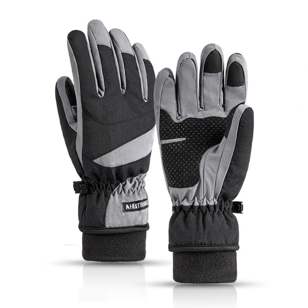 

Winter Gloves Hiking Running Cycling Touch Screen Gloves Anti-slip Thermal Waterproof Windproof Gloves