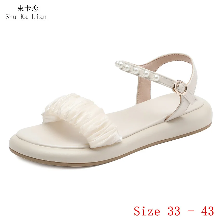 

Шлепанцы женские мягкие на плоской подошве, сланцы, летняя удобная обувь, Размеры 33 - 43