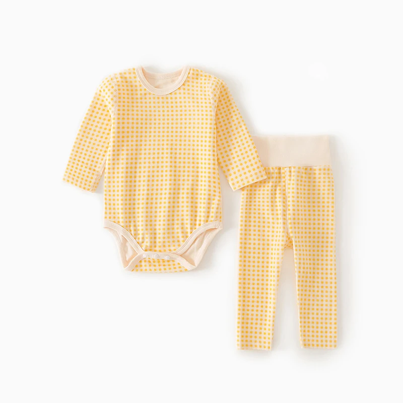 AYNIGIELL Neugeborene Bodys + Hosen Unisex Baumwolle Baby Mädchen Kleidung Lange Ärmel Neugeborenes Baby Kleidung für 0-18 Monate – Detail 35