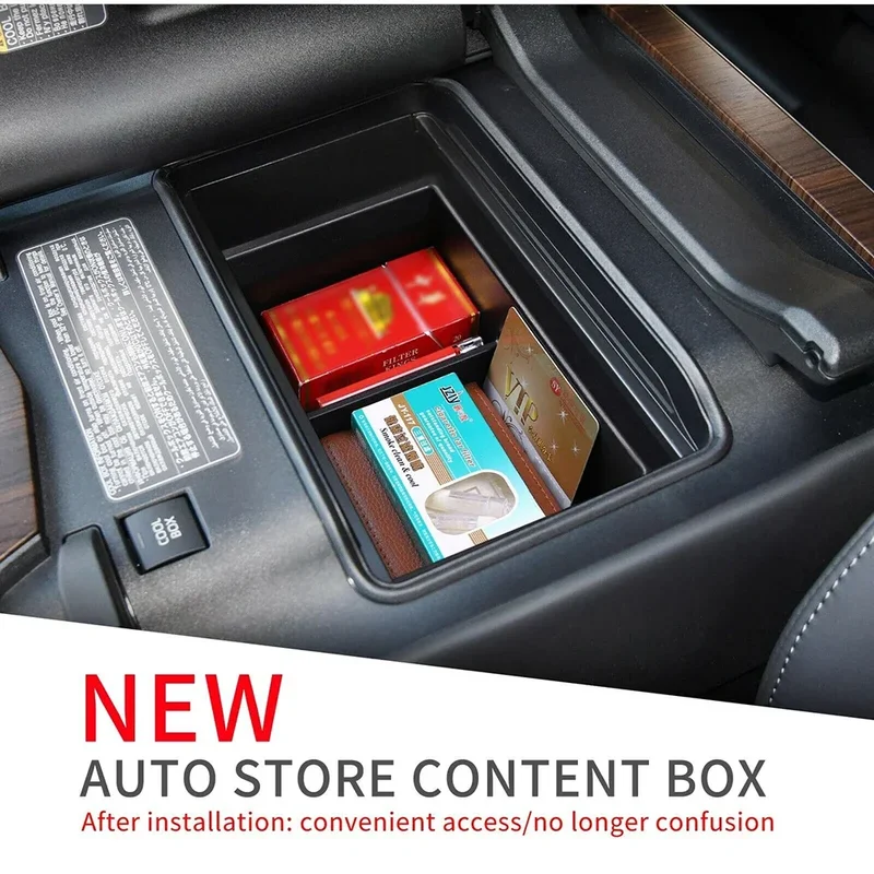 Car Central Armrest Storage Box For Toyota Land Cruiser LC300 Accessories Center Console Flocking Organizer Containersr