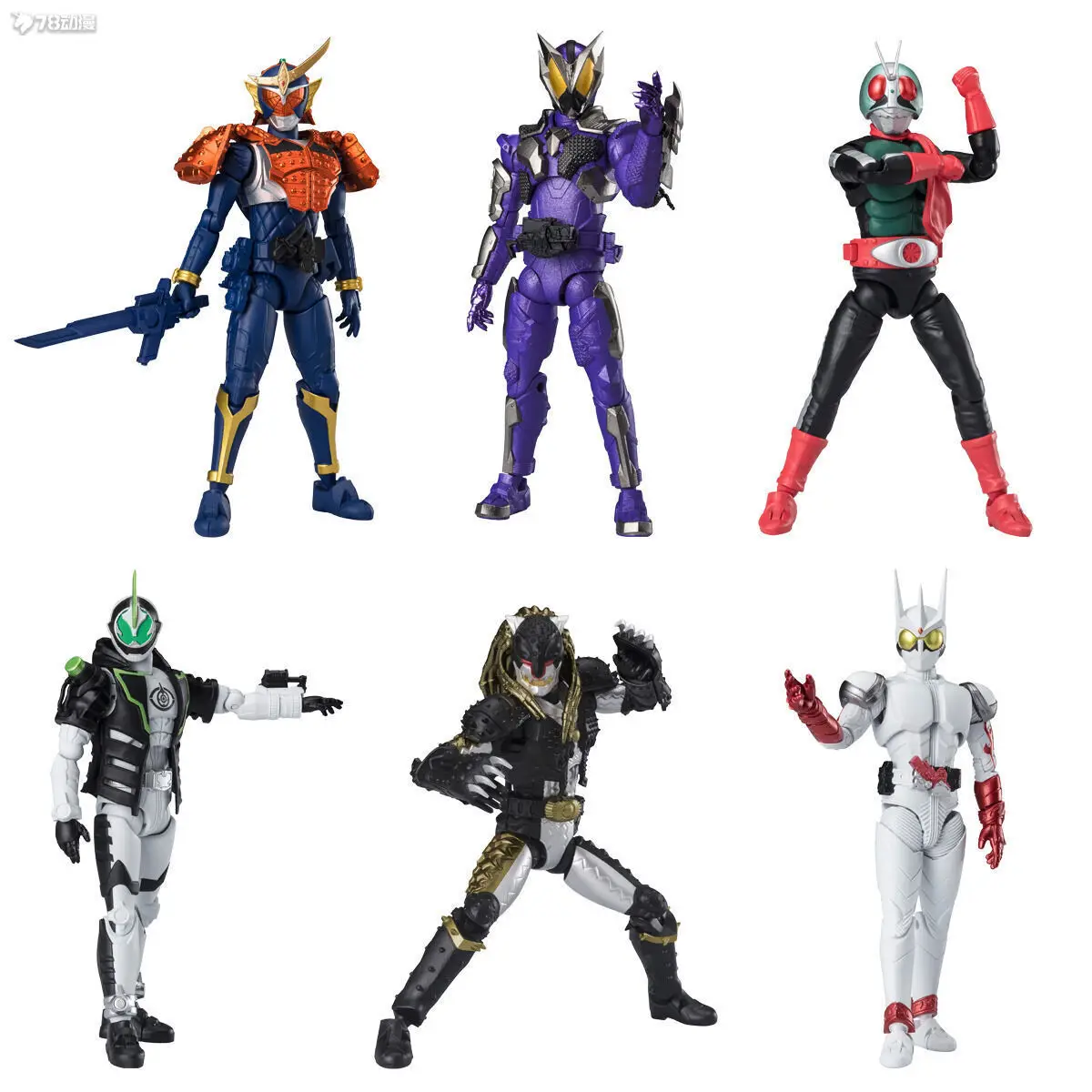 SHODO-X 6-9 Set: Zi-O/Gaim/Horobi/Zangetsu/Kuuga - AliExpress