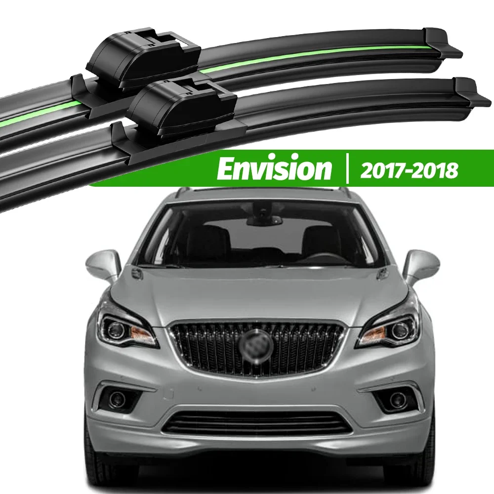 

For Buick Envision 2017-2018 2pcs Front Windshield Wiper Blades Windscreen Window Accessories