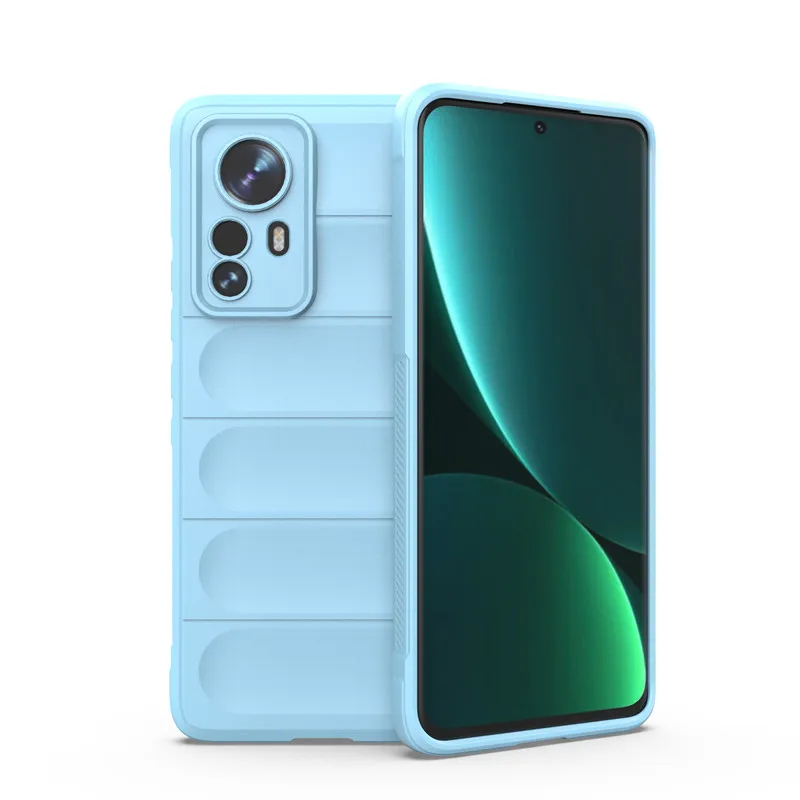حافظة لهاتف Xiaomi 12 Pro لهاتف Xiaomi 12S Pro مقاس 6.73 بوصة ممتص للصدمات من السيليكون المطاطي لهاتف Xiaomi Mi 12 Lite 12 12S Pro Ultra