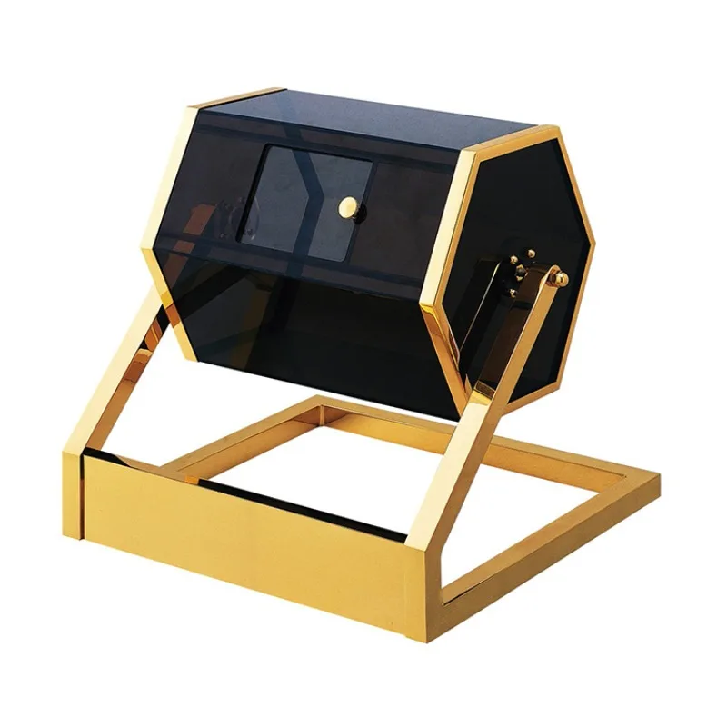 Drum Lottery Box Lottery Raffle Rotator – rotierende Trommel aus Edelstahl für Hotelveranstaltungen