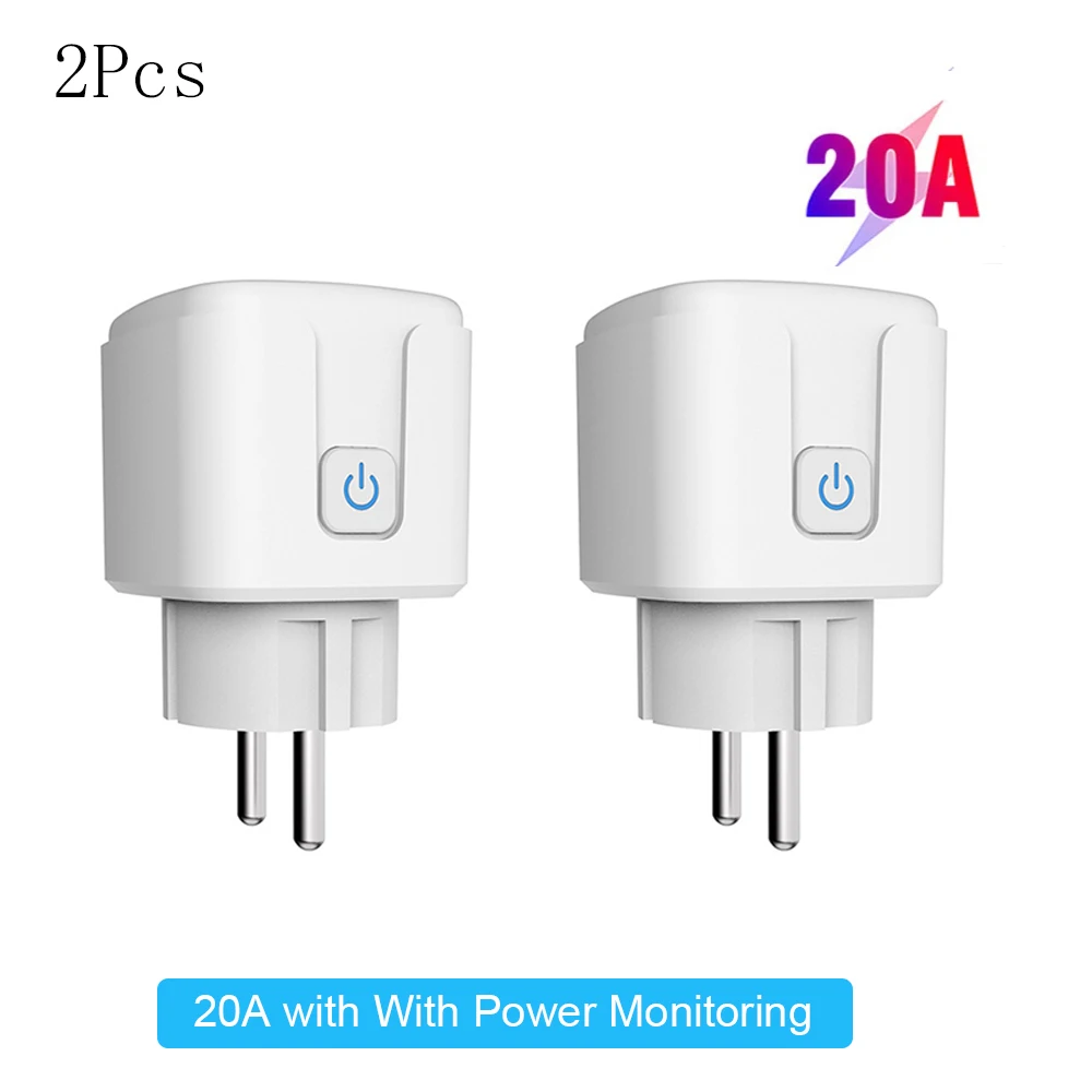 WiFi Smart Plug with Power Monitoring and Timer – Voice Assistant Compatible