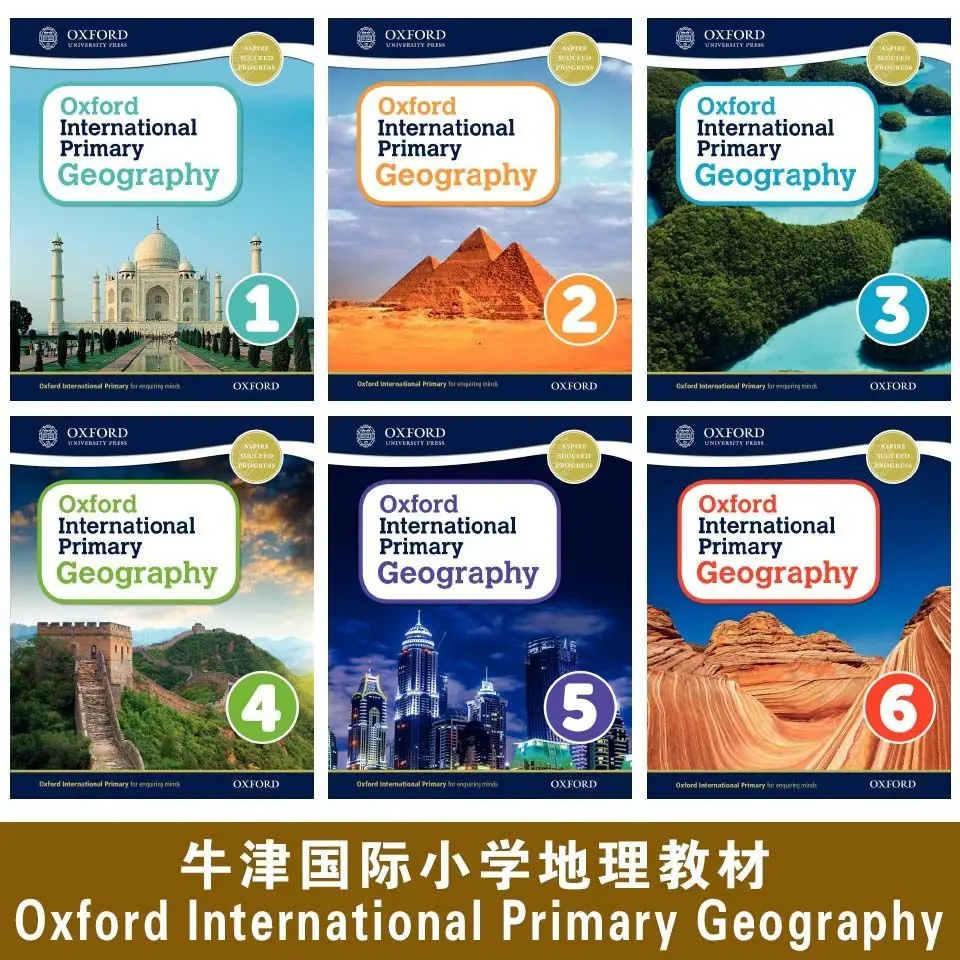 Oxford Internacional Primária Geografia Textbook Nível 16 Escola Livro do Aluno Textbook Crianças Aprendizagem de Inglês