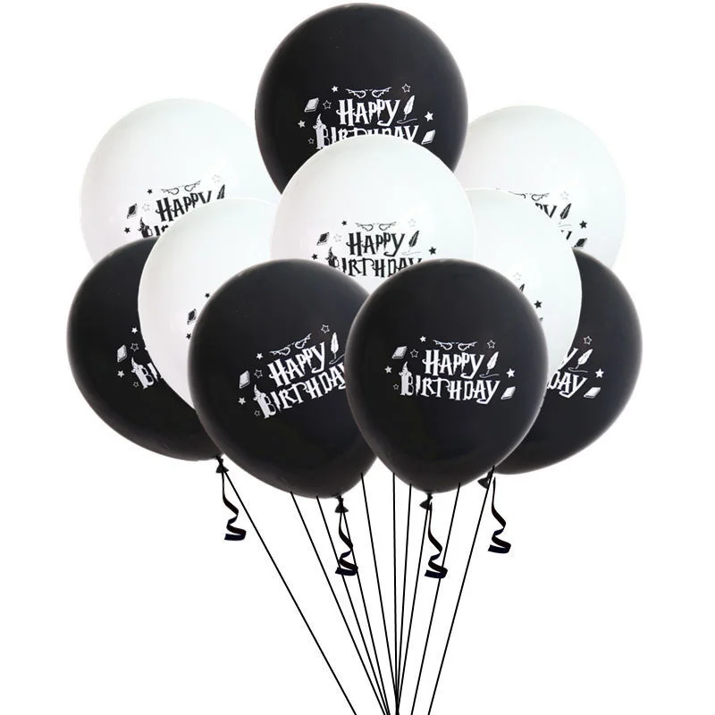

10pcs happy birthday latex balloon magic witch magic book balloon children's Birthday Party Decoration Balloon wholesale