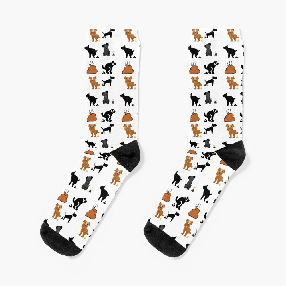 Funny Pooping Dogs Over People Multi Pack Socks Warm Socks For Men mimi puzzles фигурный деревянный пазл dogs in the socks