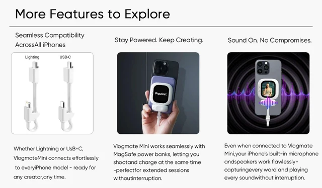 【新品未開封】Founist Vlogmate mini iPhone用モニター iPhone用自撮りモニターFOUNIST Vlogmate mini - YouTube