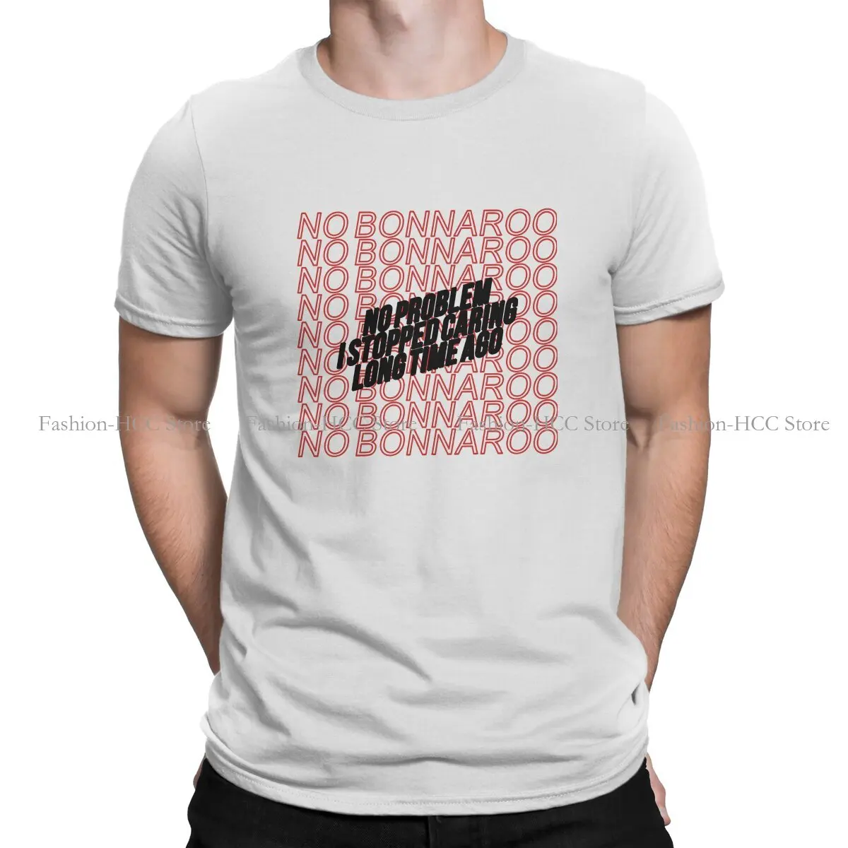 

No Bonnaroo No Problem Classic Graphic Polyester TShirt Bonnaroo Printing Tops Casual T Shirt Men Short Sleeve