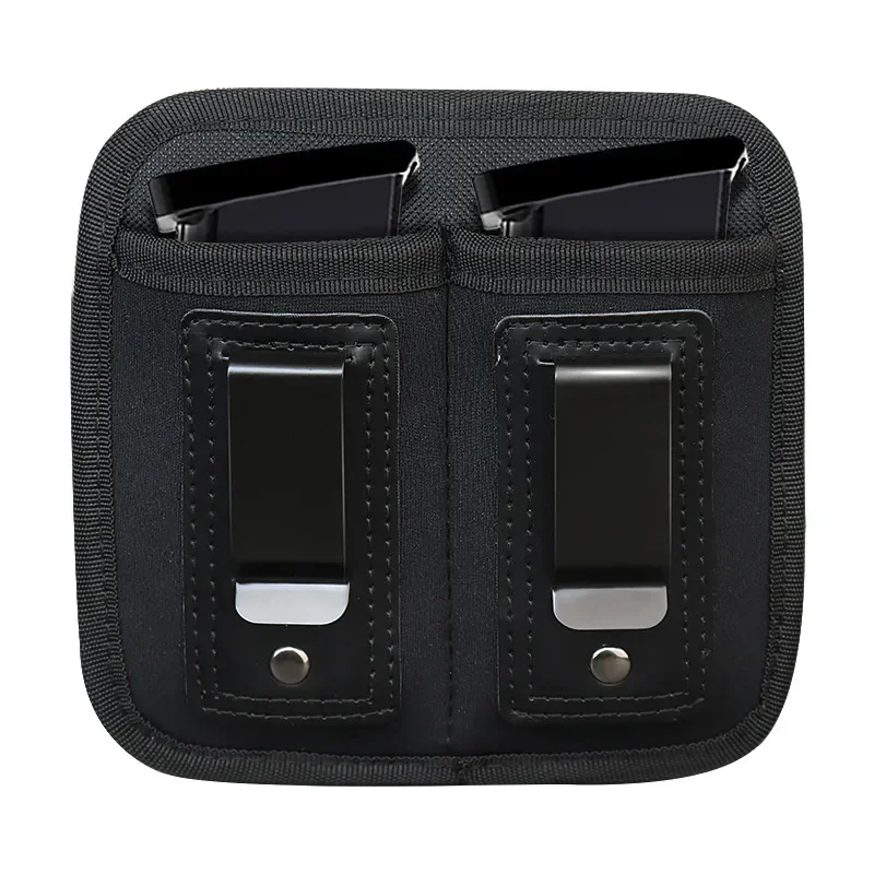 

Tactical Nylon Magazine Pouch Holster Pistol 9mm Concealed Carry Mag Case with Clip Glock 19 21 Handgun Mag Pouch