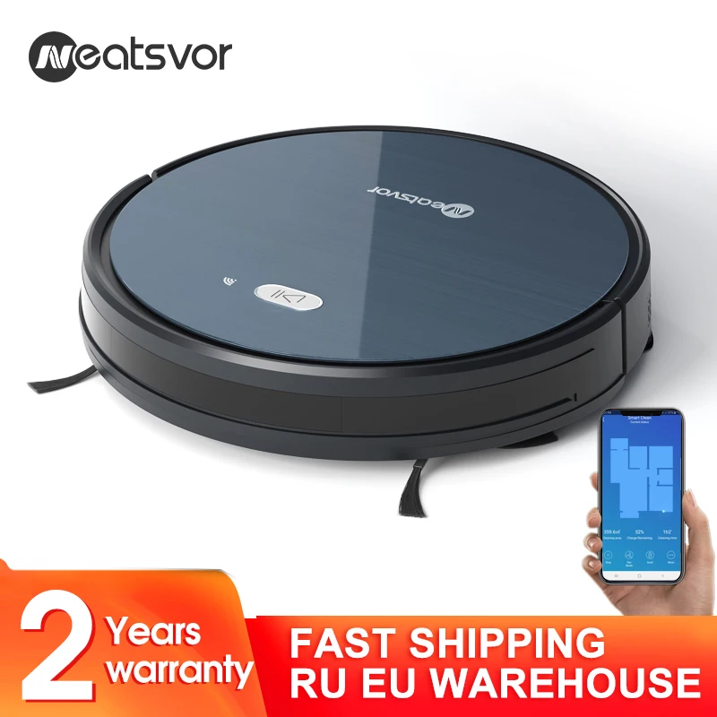 Neatsvor X500 Robot Vacuum Cleaner Smart Mapping,app & Voice Control