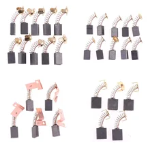 

2/5/10pcs Angle Grinder Carbon Brushes Power Tool Carbon Brush Electric Hammer Angle Grinder Graphite Brush Replacement