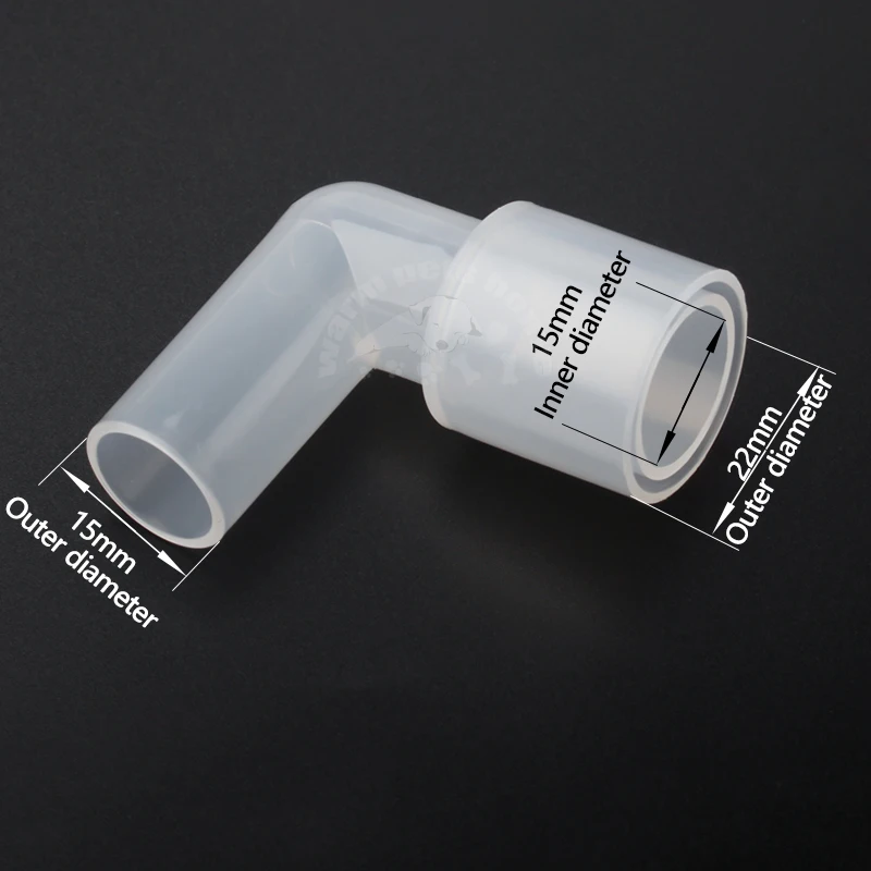 Breathing Circuit Corrugated Tube L Y Shape Connector Straight Connection Adapter Respiratory Anesthesia Tube Connector