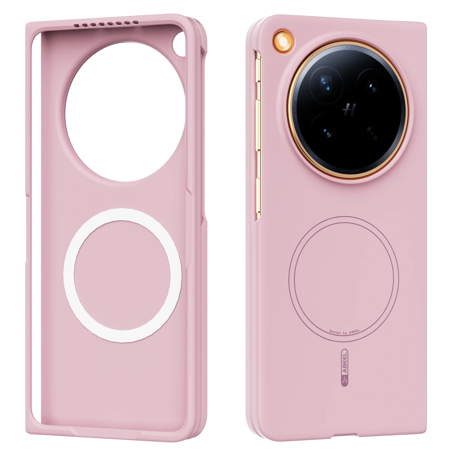 Enhanced Liquid Silicone Invisible Protective Case with Magnetic Wireless Charging and Shockproof Cover