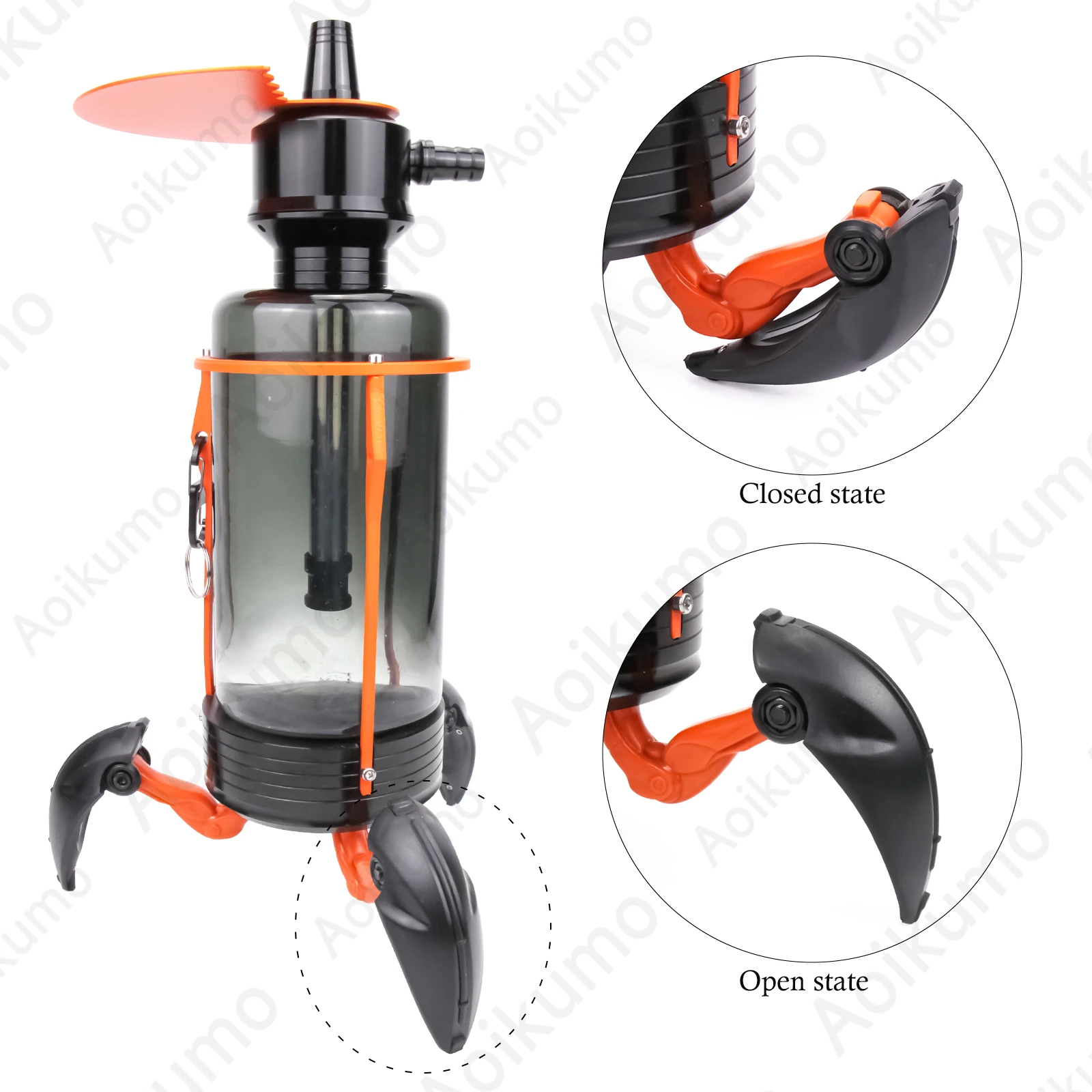 New Premium Crab Function Hookah Set with All Accessories Portable Easy to Clean Shisha Hookah Narguile Chicha Cachimbas Set