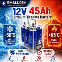 Batterie au lithium titanate Yinlong 2.3V 45Ah & 12V 45Ah 66160 LTO pour démarrage de voiture 13.8V, portable, boîtier transparent, DIY + chargeur 5A, stock UE 7