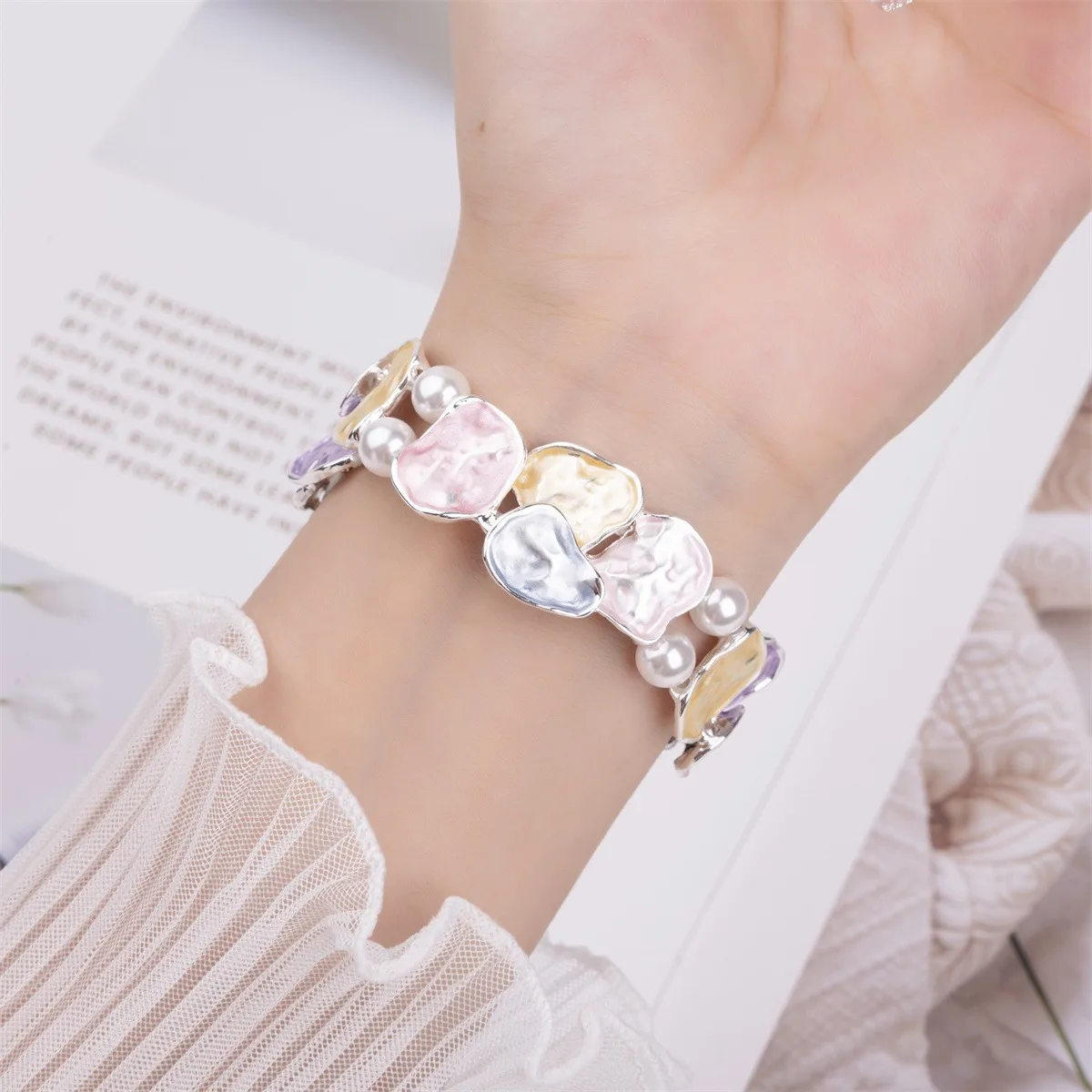 Bracelet de montre à bijoux pour iWatch Ultra 2 Series 10/9/8/7/6/5 Bracelet de montre tendance 42/44/45/46/49 mm 38/40/41 mm_voghion.com