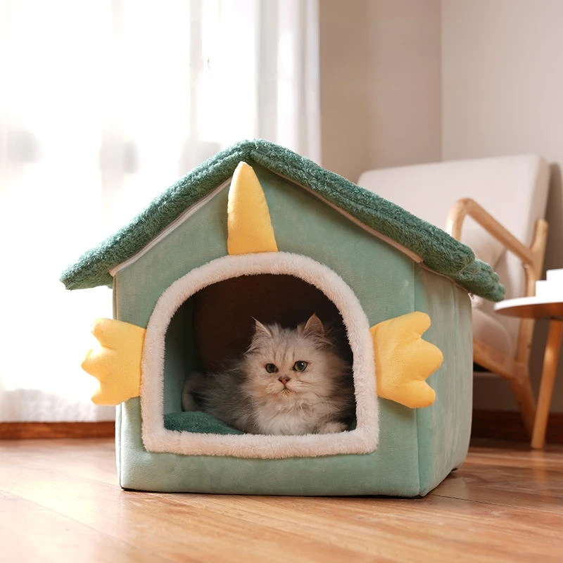 

Cat kennel Dog kennel four seasons universal enclosed house dog house cat kennel winter warm winter small dog teddy dog bed
