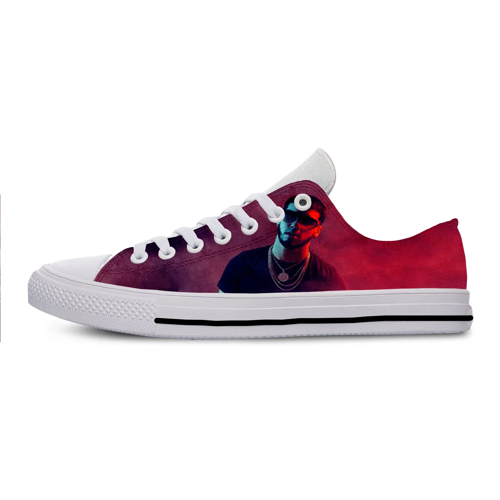 Hot Cool Fashion New Summer Handiness Casual Shoes Man Woman Hip Hop Rap Music Rock Anuel AA Low Top Casual Board Shoes