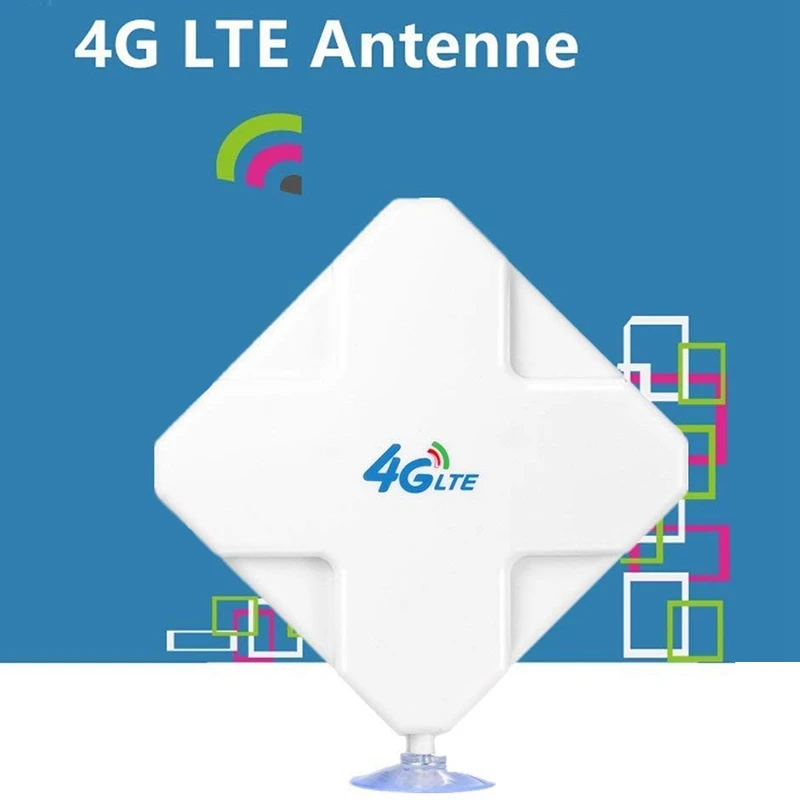 화웨이 ZTE Vodafone 핫스팟 라우터용 신호 부스터, 4G LTE SMA 안테나, 35Dbi 고이득 안테나, 듀얼 SMA 커넥터