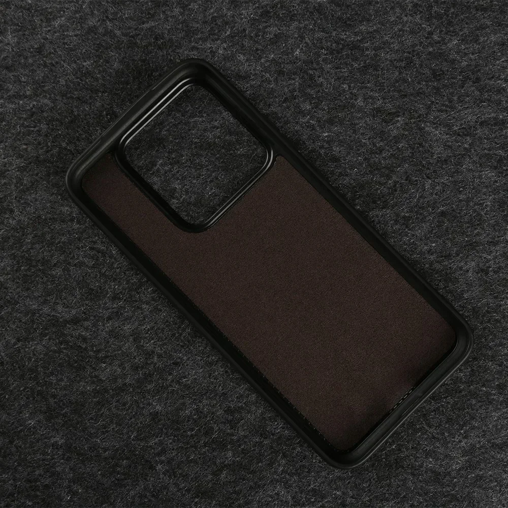 NZN Premium Genuine Leather Full-Wrap Litchi Phone Case