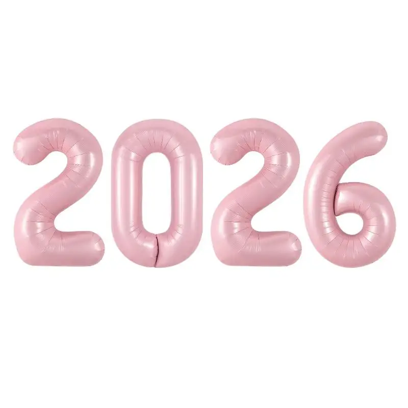 Navidad 2026 Foil Balloons for New Year's Eve Party,Christmas Home Decorations and Photo Booth Props Kit